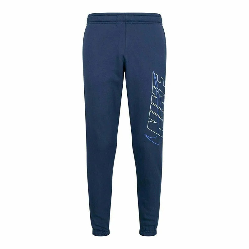 nike mens fleece joggers sports wear gym navy2