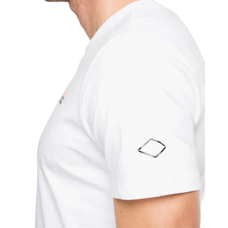 replay mens t shirts blue jeans jersey regular fit white2