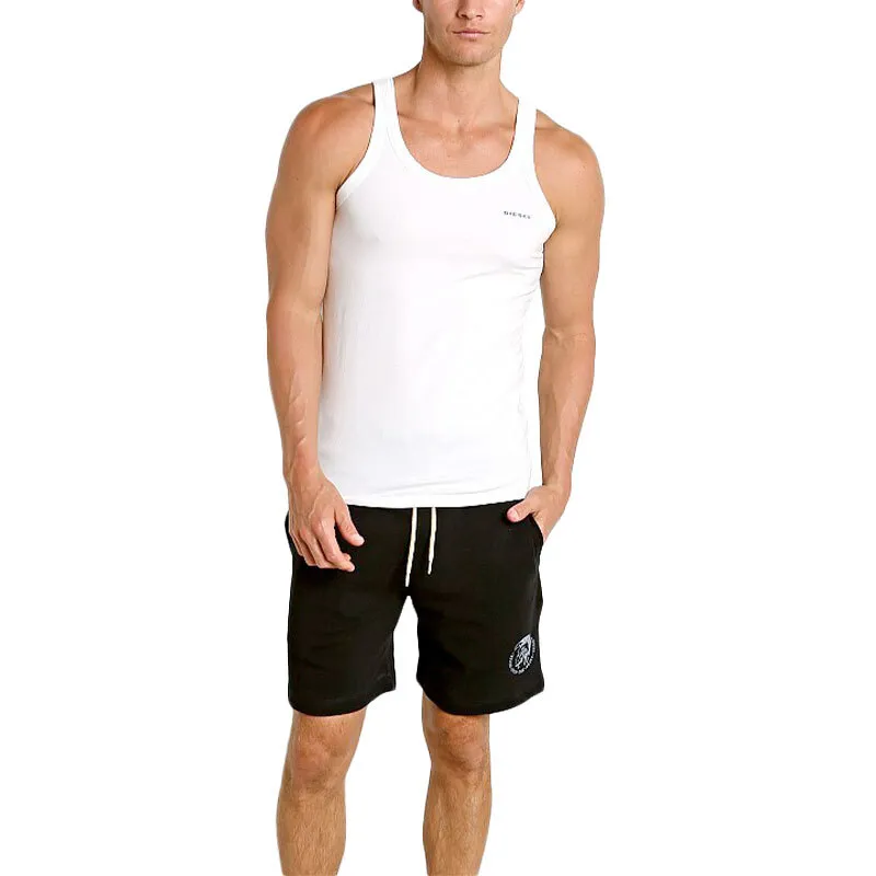 diesel bale single mens tank top 1 pack sleeveless vest white2