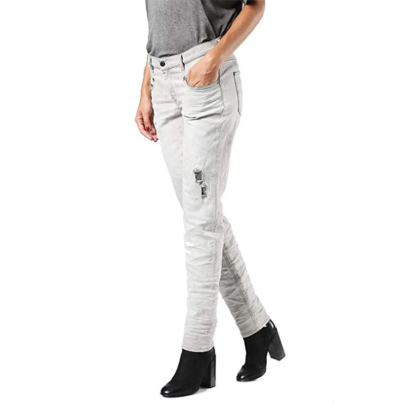 diesel belthy 0676m womens denim jeans straight telegrey2
