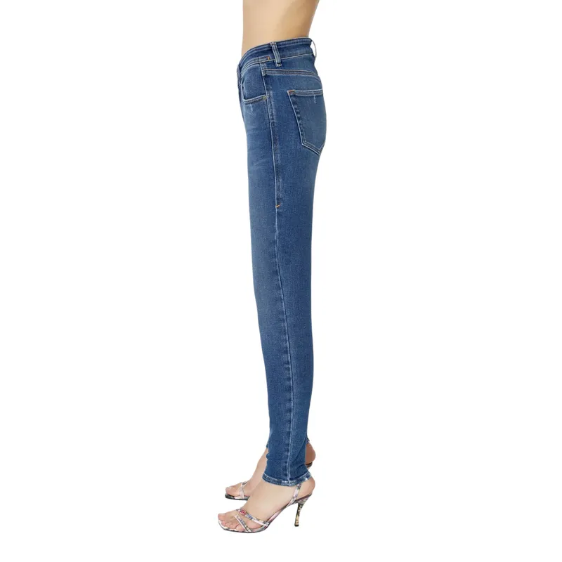 diesel slandy 068ce womens denim jeans skinnny leg mid waist2