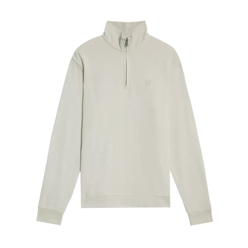 lyle & scott ml2022ton tonal eagle half zip mens cove2