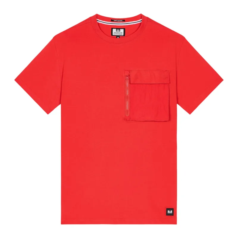 weekend offender takaji mens t shirts crew neck red2