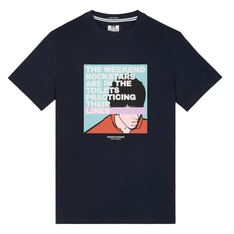 weekend offender san francisco mens t shirts crew neck navy2