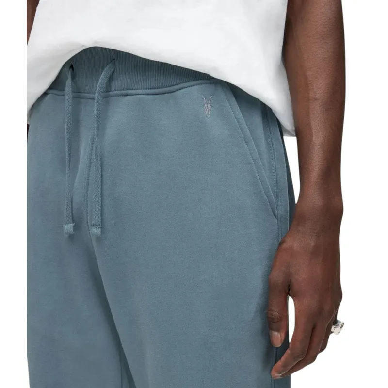 all saints raven mens slim fit sweatpants baltic blue2