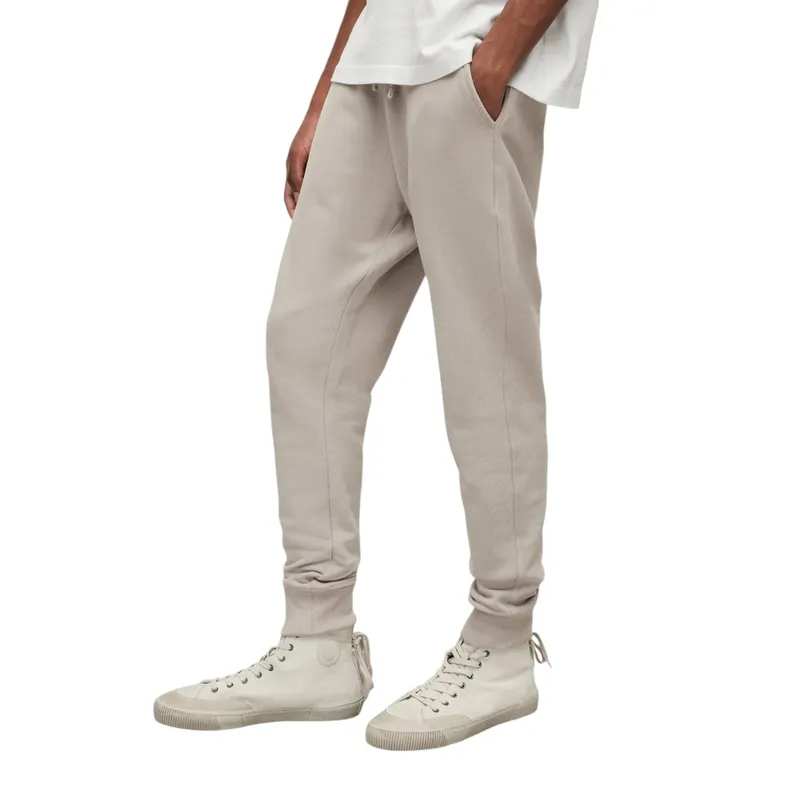 all saints raven mens slim fit sweatpants stone2