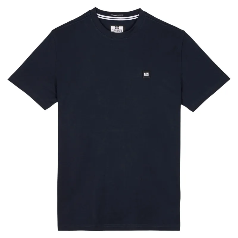 weekend offender cannon beach plus mens t shirt crew neck navy2