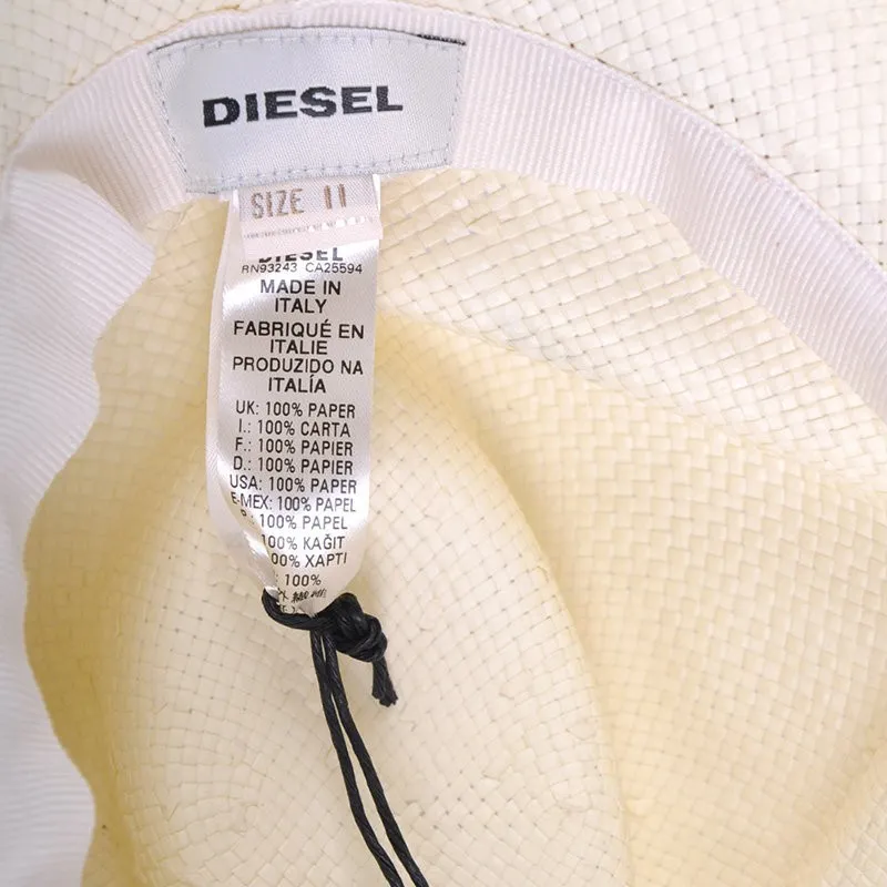 diesel crumyko womens straw fedora cowboy hat band summer sun cap2