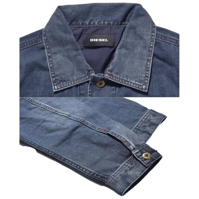 diesel nhill 0iala denim mens denim jacket winter slim fit coat2