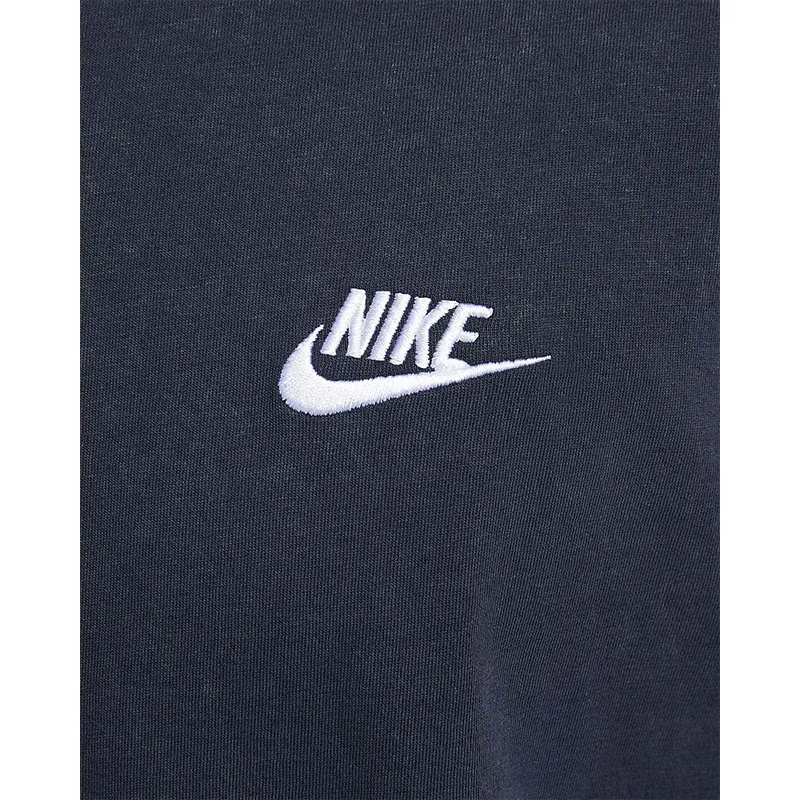 nike mens club t shirts athletic retro tee navy2