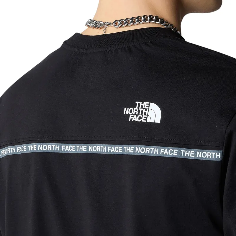 the north face mens t shirts zumu crew neck tnf top black2