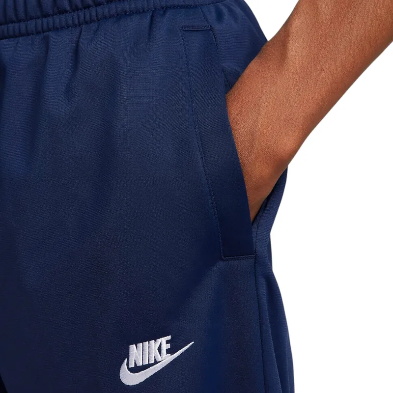 nike club mens poly-knit tracksuits relaxed fit navy2