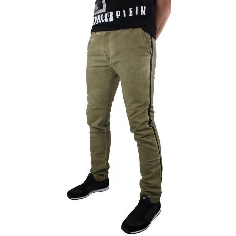 diesel chi tight 0825k mens denim jeans slim fit beige2
