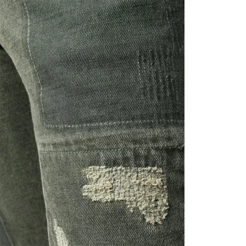 diesel black gold type-2813b bg8u8 mens denim jeans regular slim fit grey2