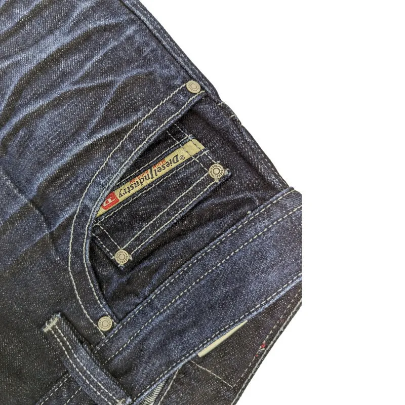 diesel rn93243 mens denim jeans regular fit casual cotton trousers2