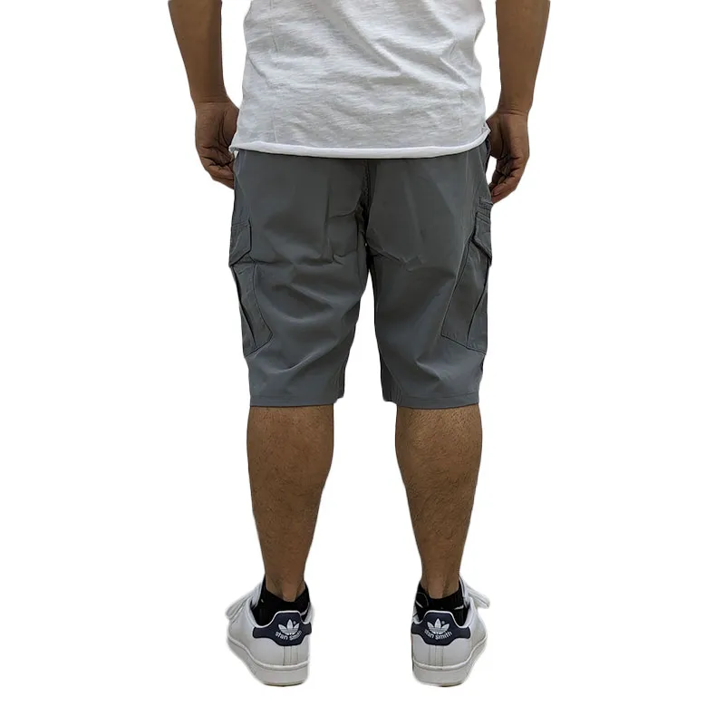 camel active mens shorts polyester stretch cargo beach pants grey2