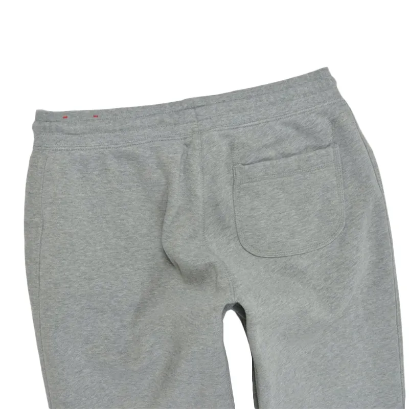 nike mens joggers cuffed fleece bottoms grey2