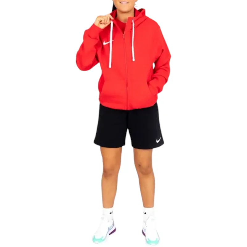 nike cw6887 mens fleece hoodie long sleeve red2