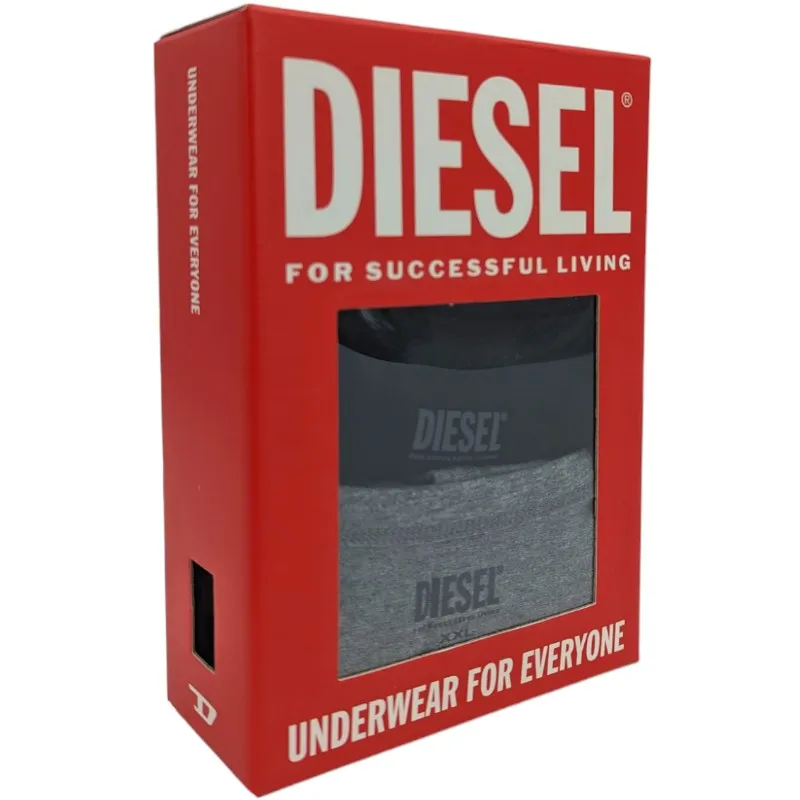 diesel umtk e4084 mens tank tops 2x pack black grey2