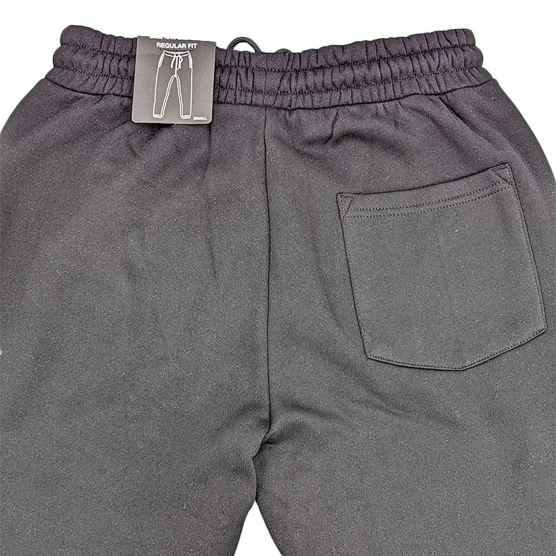 brave soul mens joggers fleece bottoms casual trousers black3