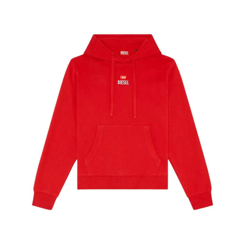 diesel s-ginn rgead mens pullover hoodie oversized red3