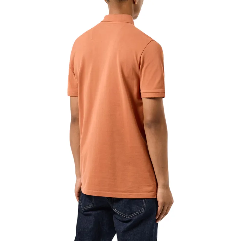 weekend offender mens polo shirts caneiros short sleeve orange3