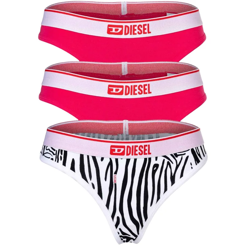 diesel starsey e6480 womens thong 3x pack ladies knickers panties3