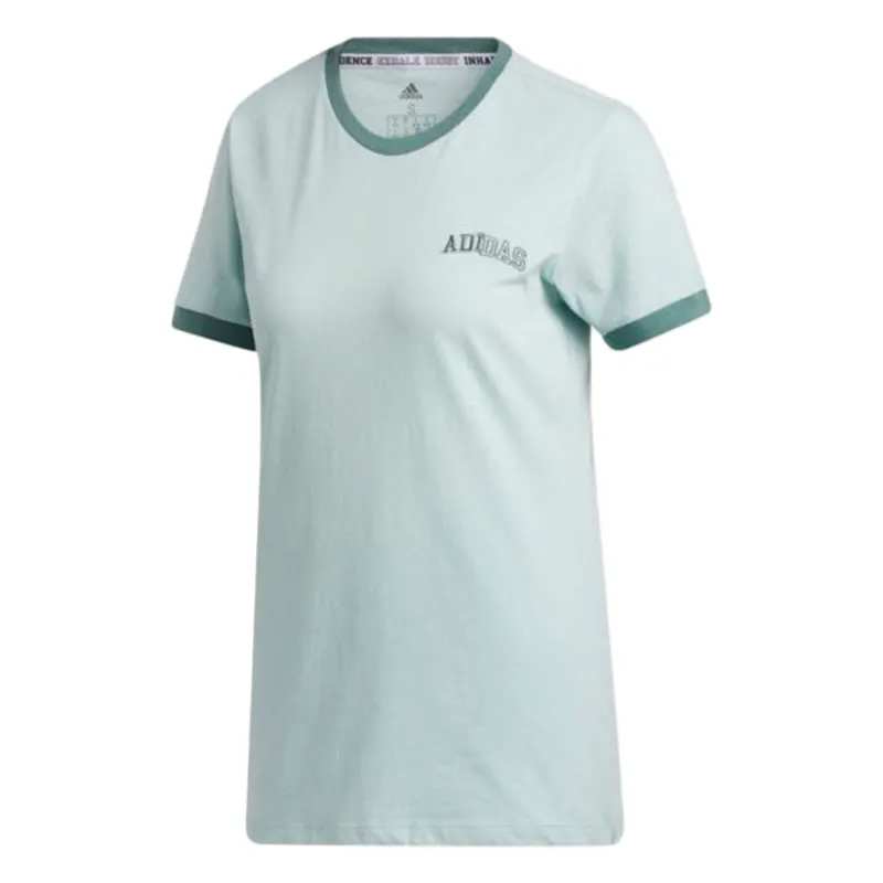 adidas ge0338 womens t shirts ribbed crew neck sports cotton tee3