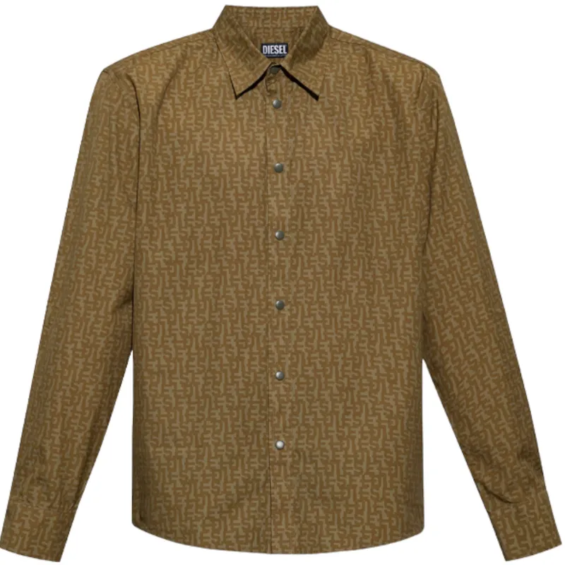 diesel s-umbe-mon mens shirts long sleeve3