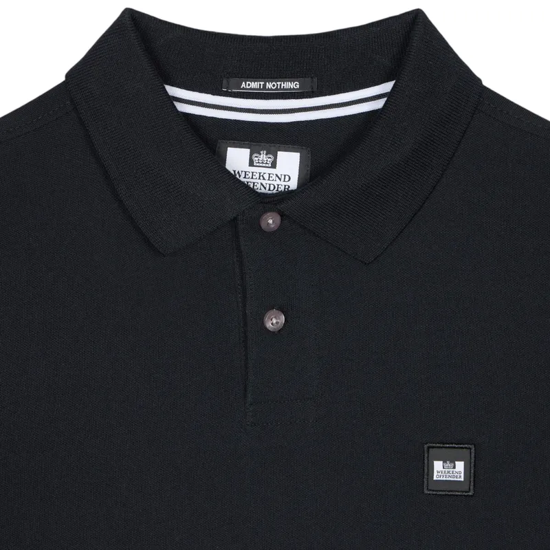 weekend offender caneiros plus mens polo shirts black3