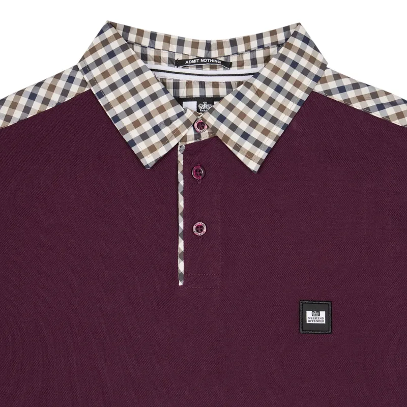 weekend offender costa mens polo shirts acai berry3