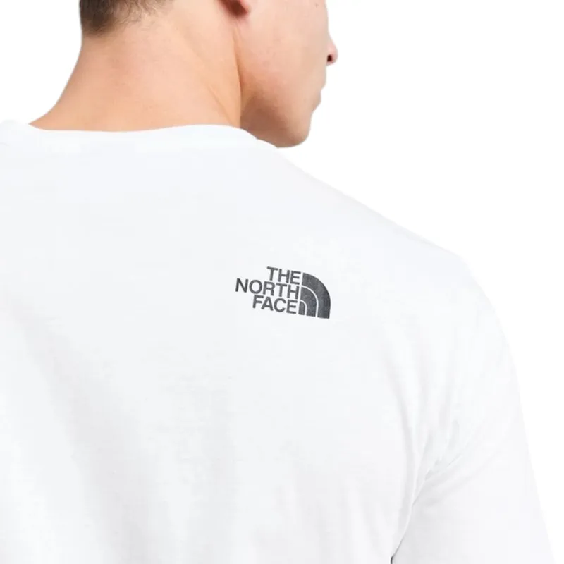 the north face t-shirt mens t shirt white3