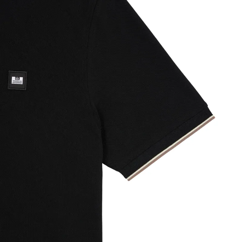 weekend offender mens sakai polo shirts black3