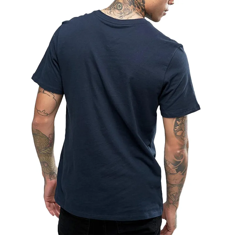 nike mens logo t shirts crew neck short sleeve sports jersey navy3