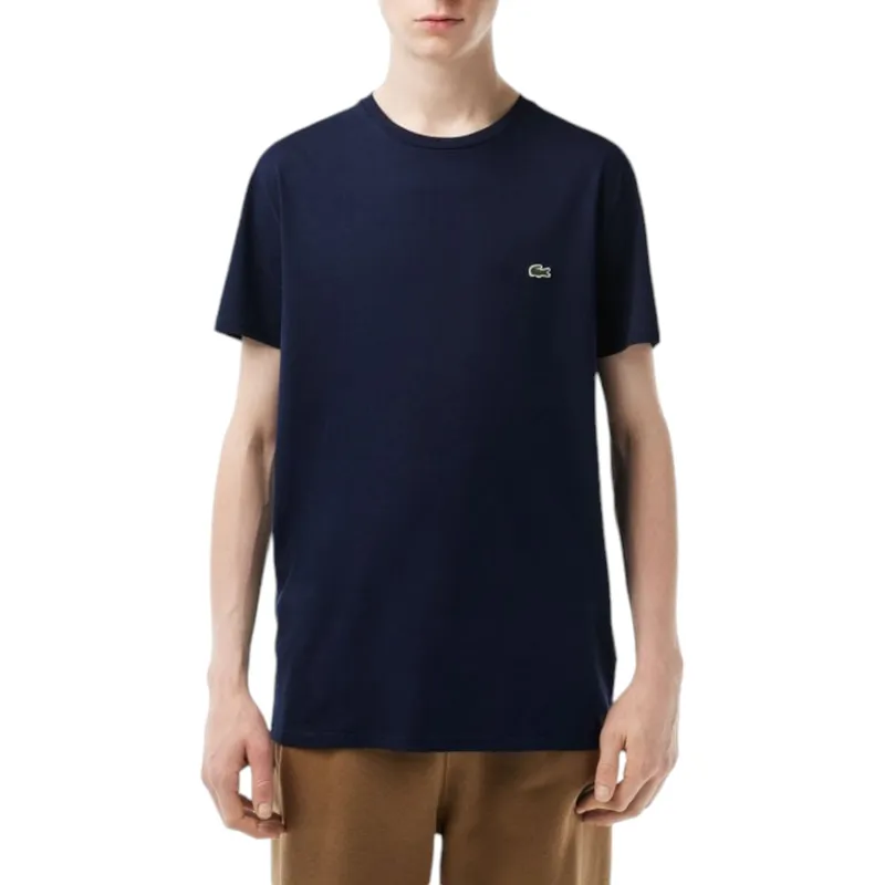 lacoste th6709 mens t shirts navy3