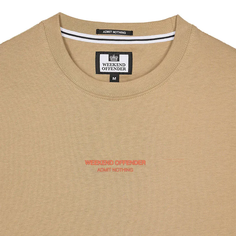 weekend offender mens t shirts beige and orange3