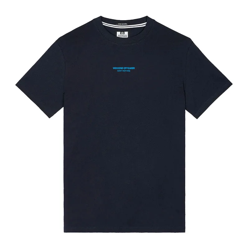 weekend offender mens t shirts navy and sky blue3