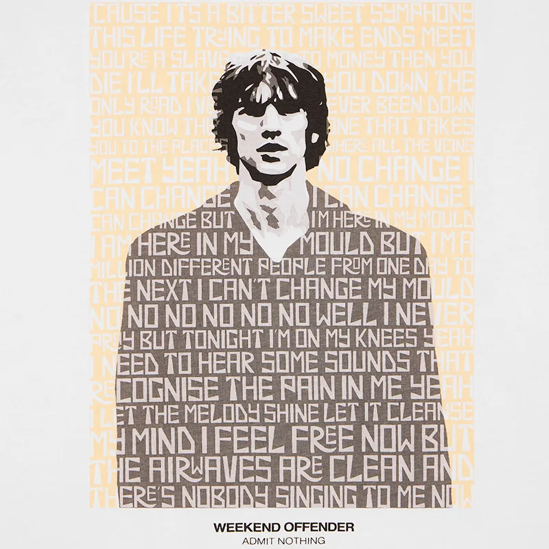 weekend offender mens t shirt symphony graphic crew neck tee white3