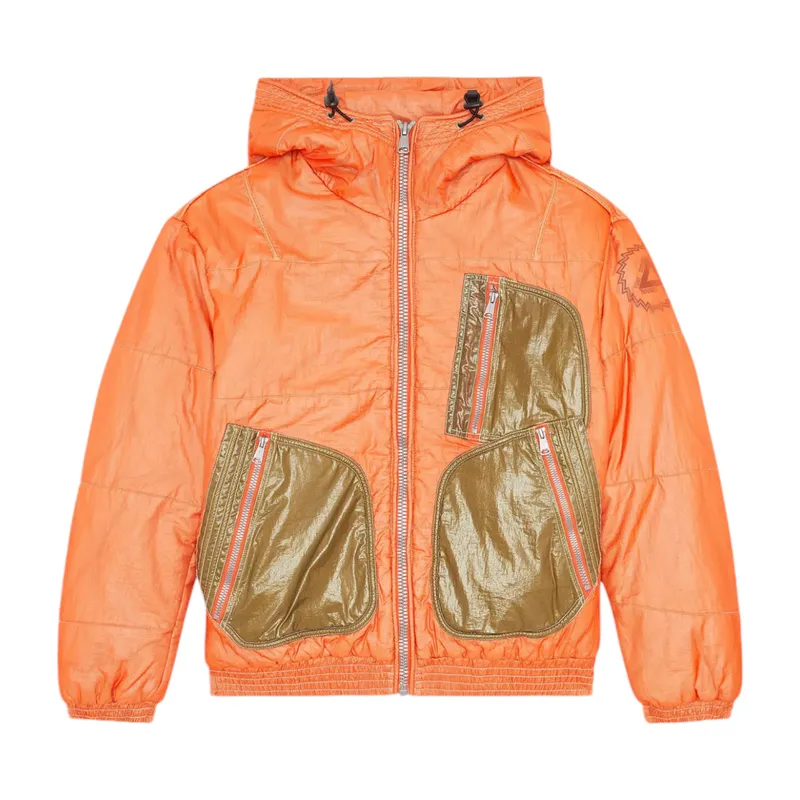 diesel w-nam 0pdam mens puffer jacket down padded hoody3