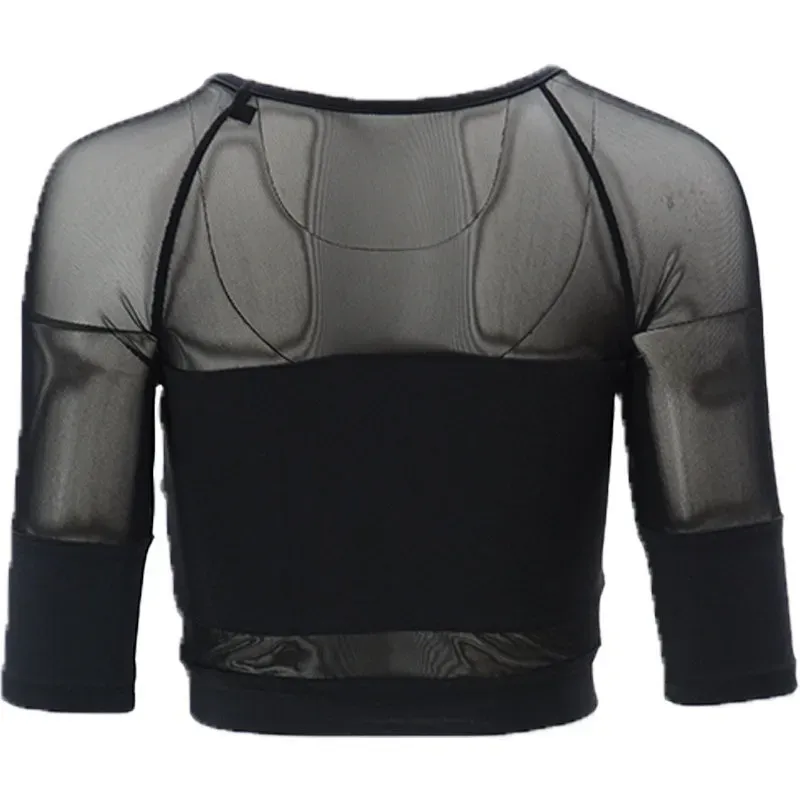 baa 14 womens crop top mesh t shirt black3
