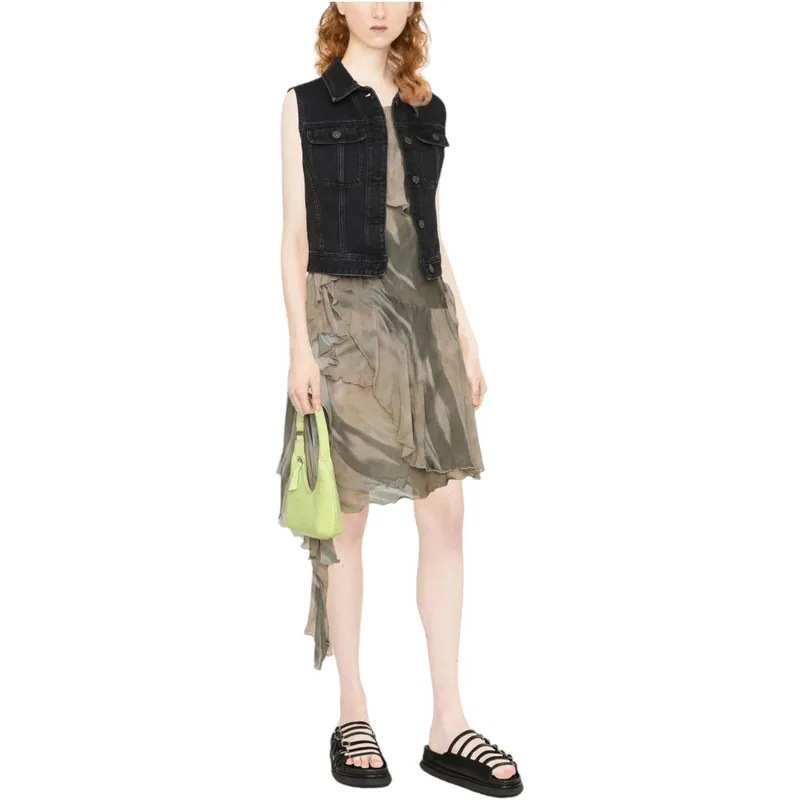diesel de-slimmy-sm womens denim waistcoat vest gilet3
