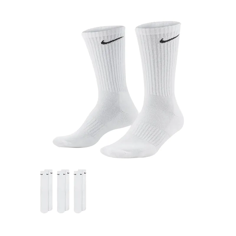 nike sx7664 mens crew socks everyday cushioned 3 pack dri-fit white3