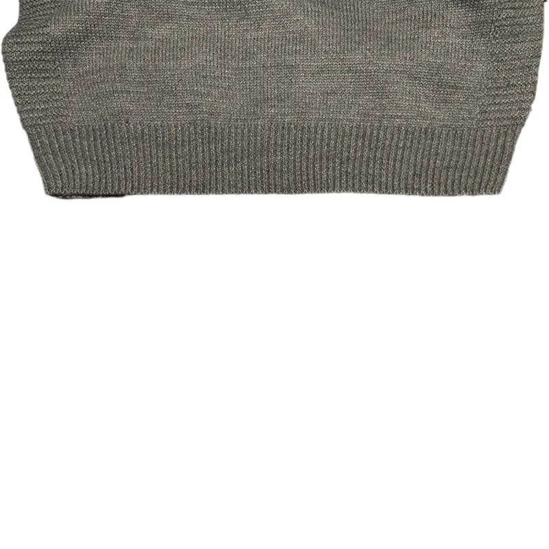 mens crew neck jumpers funnel long sleeve regular fit3