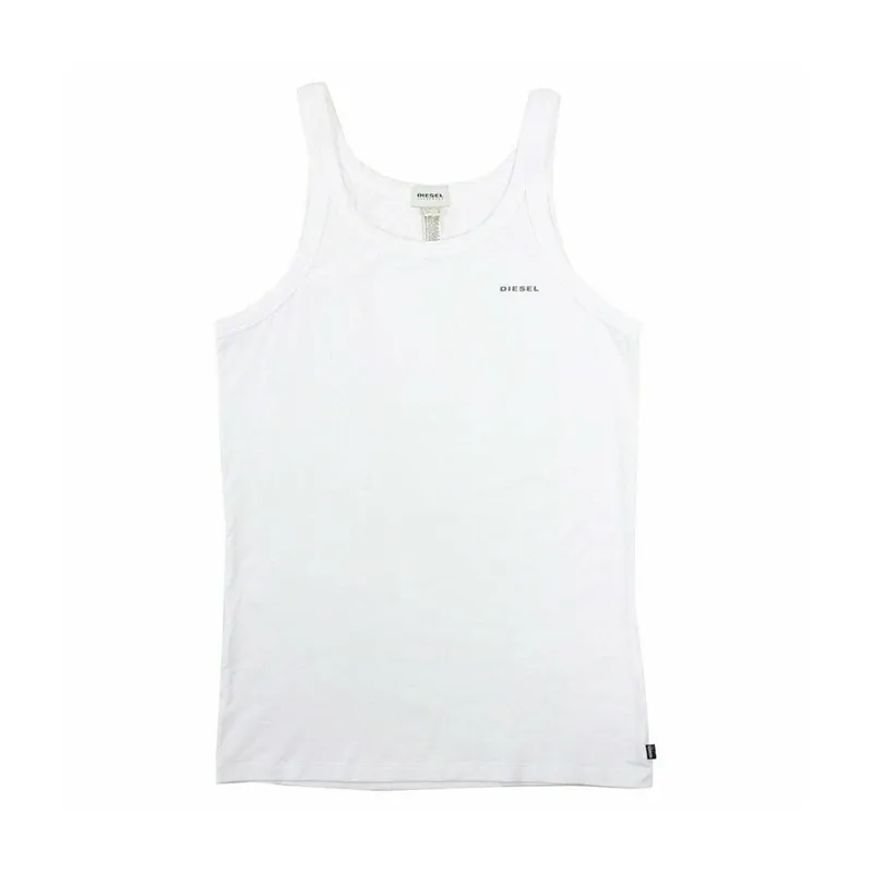 diesel bale single mens tank top 1 pack sleeveless vest white3