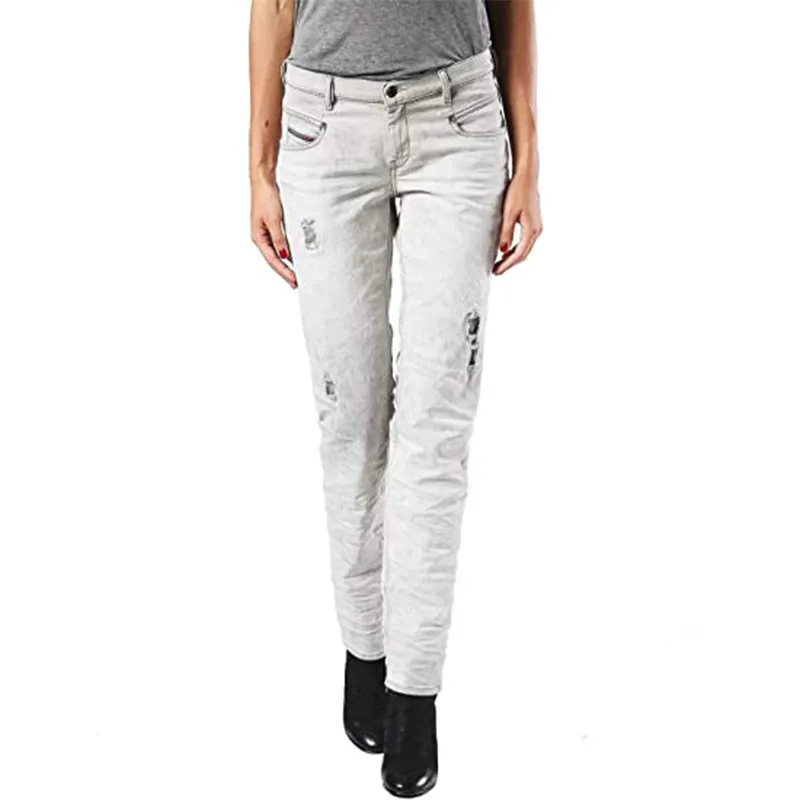 diesel belthy 0676m womens denim jeans straight telegrey3