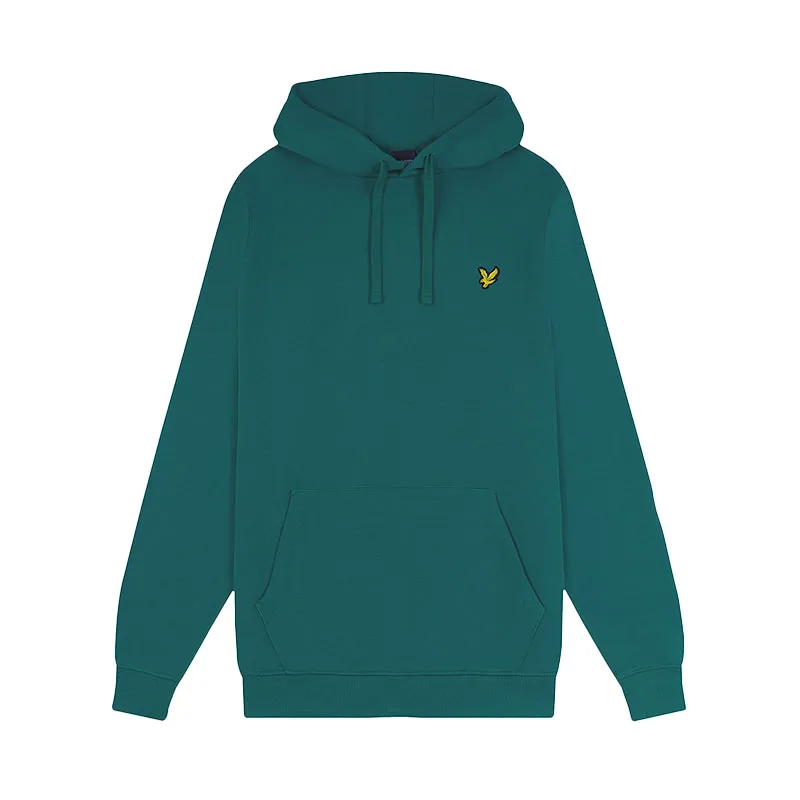 lyle & scott ml416vog mens pullover hoodie forest green3