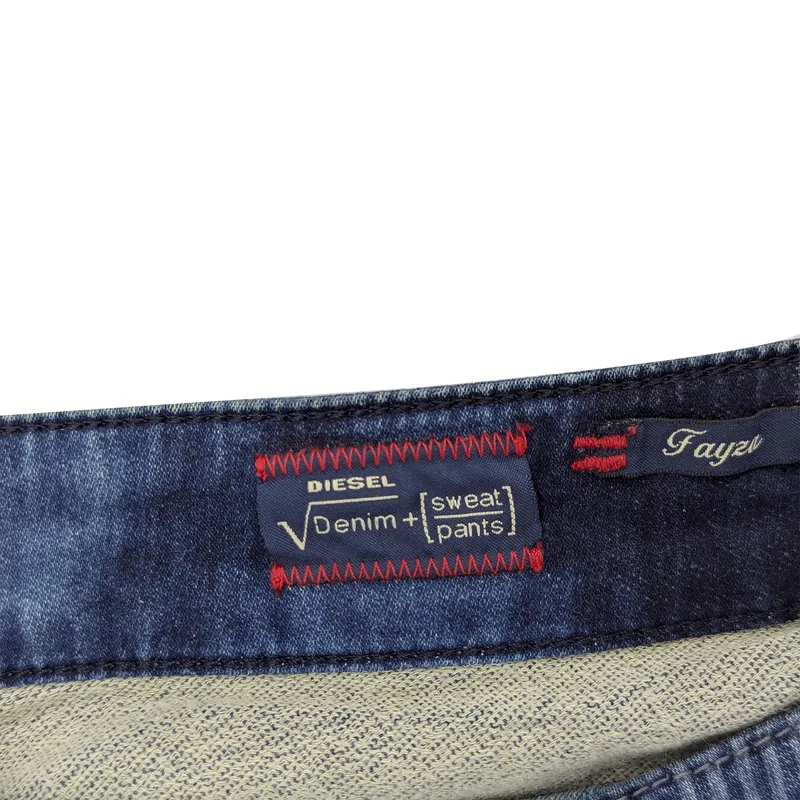 diesel fayza ne 0665r womens jeans denim sweat pants w233