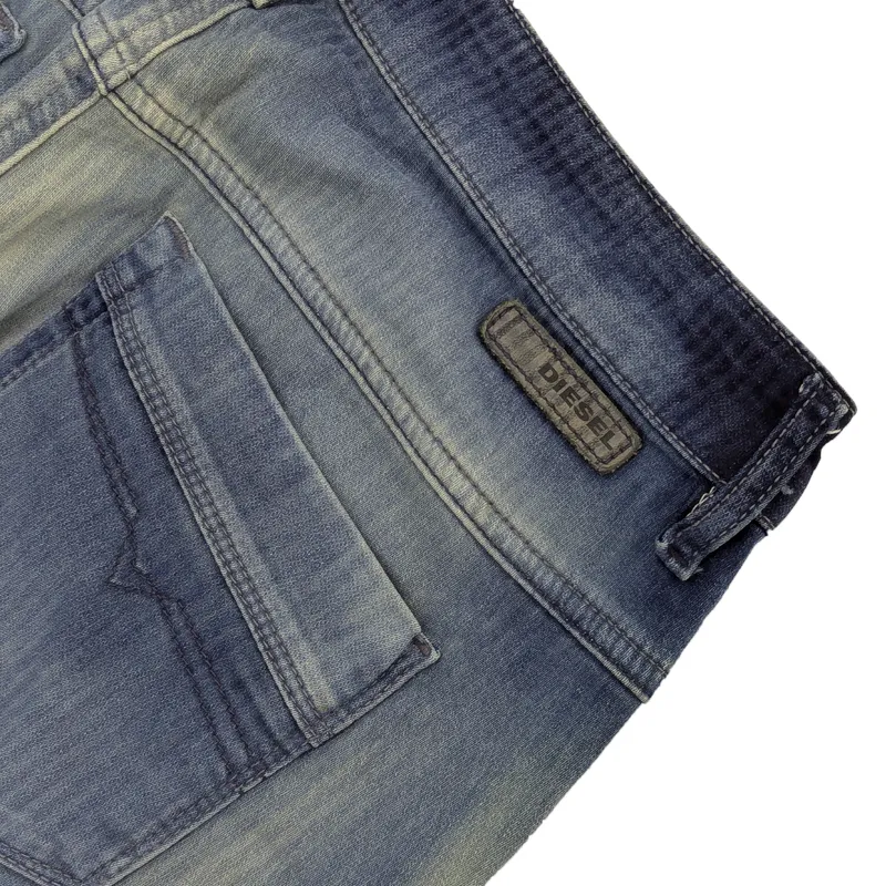 diesel fayza ne 0665r womens jeans sweat denim pant w253