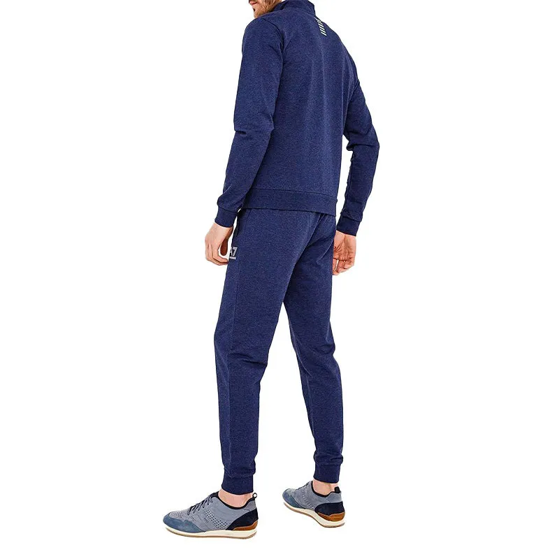 Emporio Armani 3zpv51 Ea7 Mens Tracksuit Full Set Navy Top Brand Outlet UK