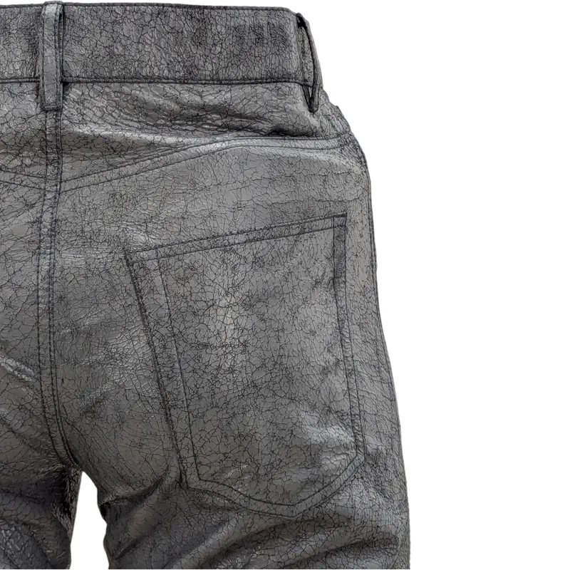 diesel p marden 0cfak means leather jeans genuine denim3
